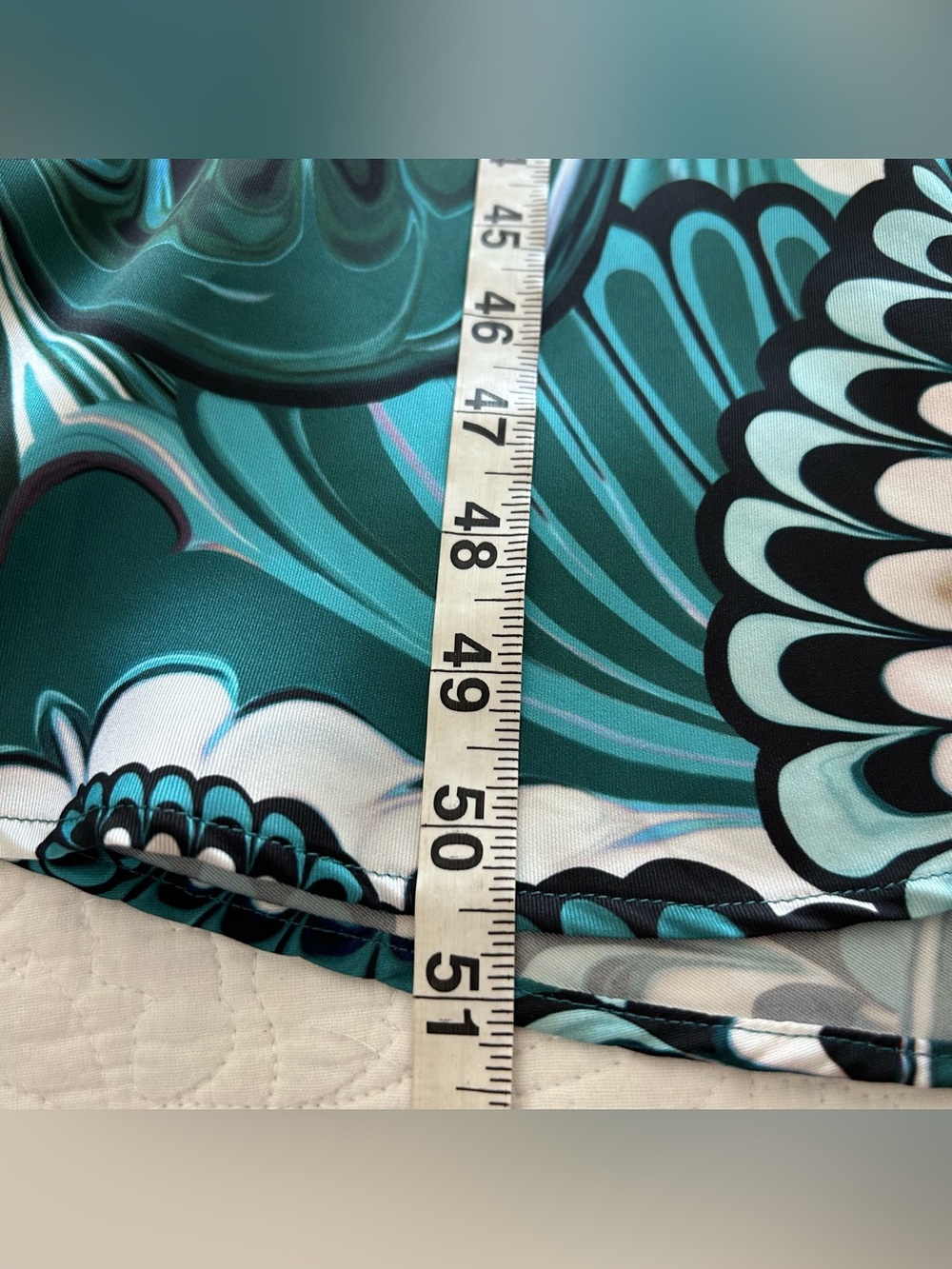 Marina Rinaldi Delfi Abstract-Print Twill Midi-Dress Women’s 18 NWT $945 MSRP - Picture 15 of 15